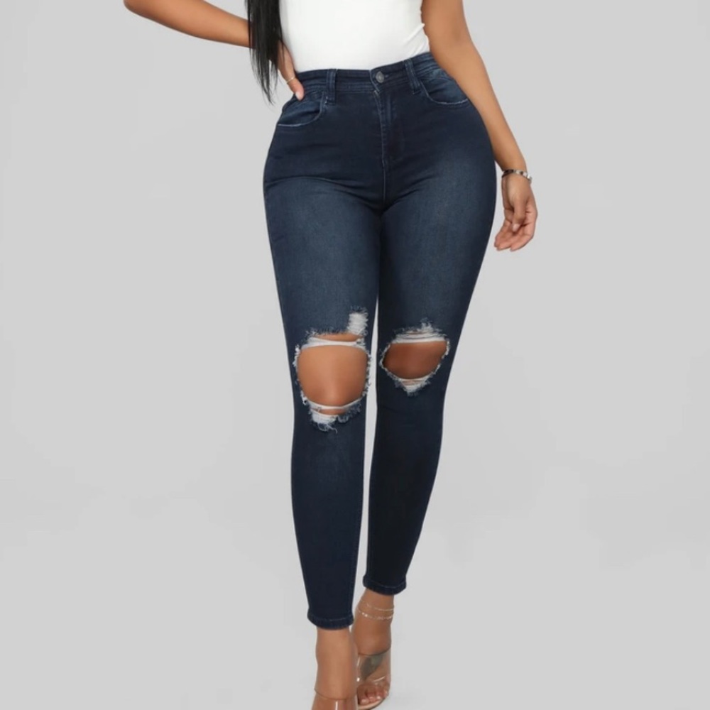 Fashion Nova High Rise Jeans